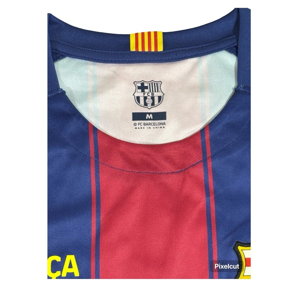 FC Barcelona Lamine Yamal #10 Jersey Mens Medium Blue Red Soccer Shirt New - Picture 2 of 7
